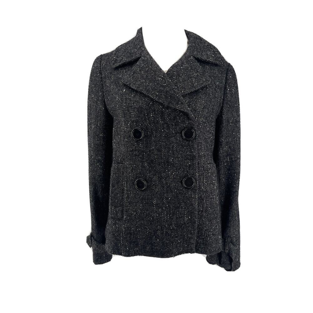 Gerard Darel Women's Wool Long Sleeve Peacoat Jacket Size 38